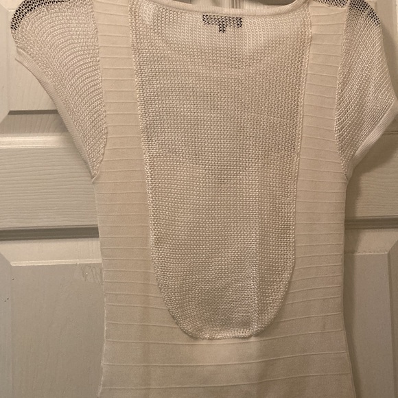 ETINCELLE. COUTURE  Pencil Cap sleeves Stretch Crochet Ladies Dress - Picture 9 of 12